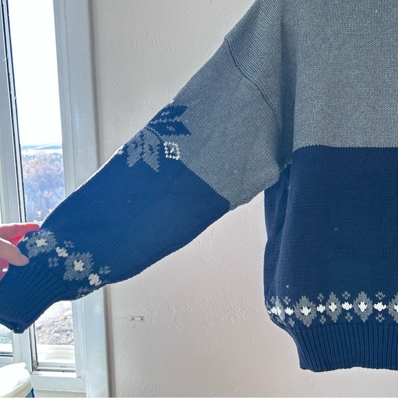 GAP Vintage Fair Isle Holiday Sweater Size L New Deadstock - Picture 7 of 11